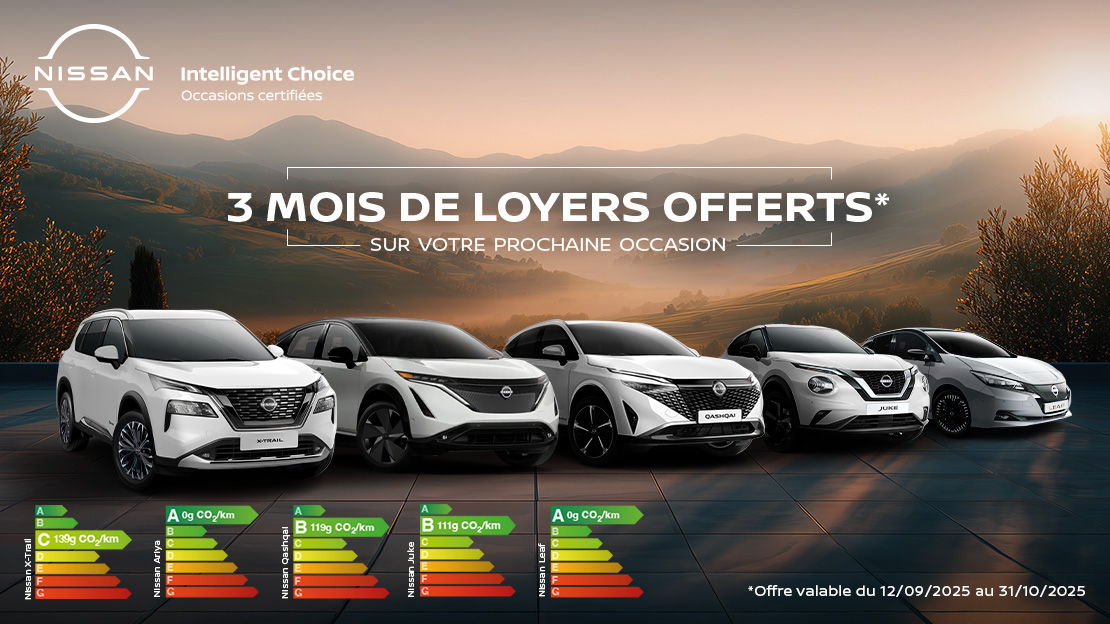 3 mois de loyers offerts sur votre prochaine occasion* 3 mois de loyers offerts sur votre prochaine occasion*
