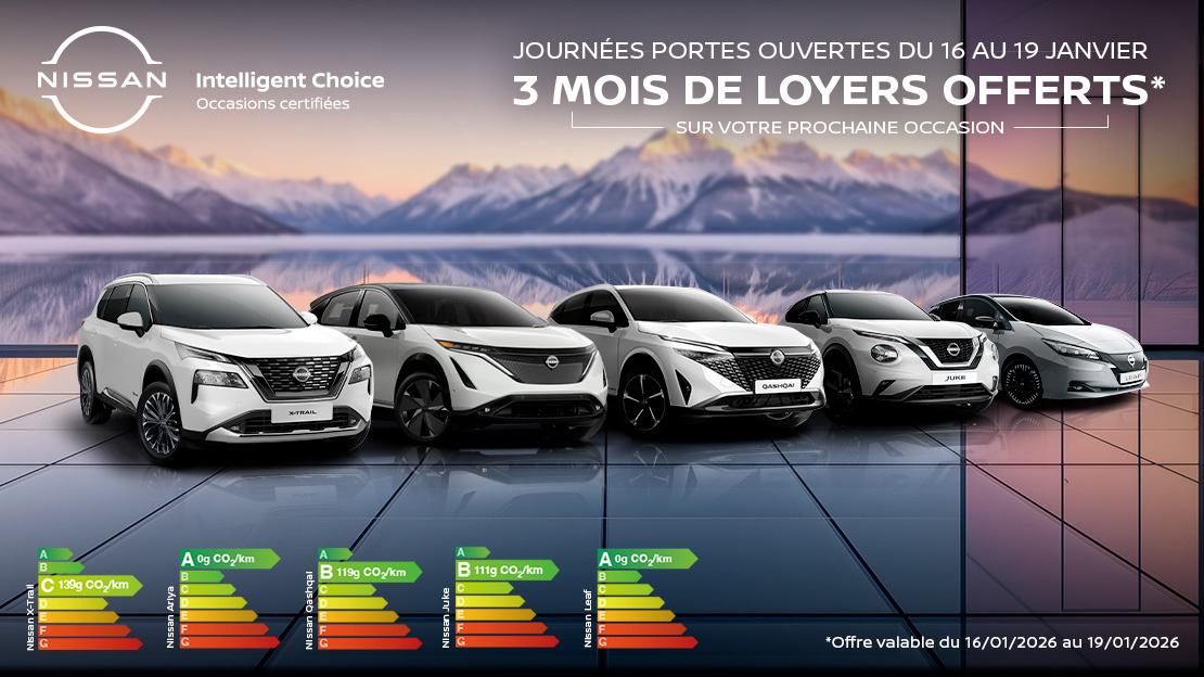 3 mois de loyers offerts sur votre prochaine occasion*