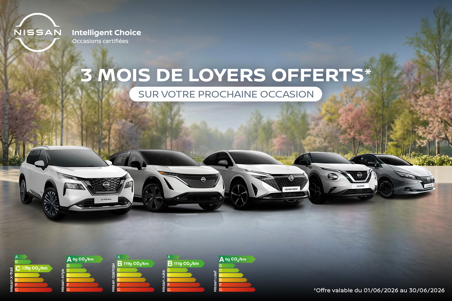 3 mois de loyers offerts sur votre prochaine occasion